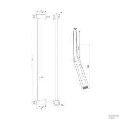 Opbouwset Bad- En Douchekraan Brauer Black Carving Thermostatisch Met Glijstang En Handdouche 3 Standen Mat Zwart -Baden Luxe Verkoop opbouwset bad en douchekraan brauer black carving thermostatisch met glijstang en handdouche 3 standen geborsteld mat zwart t1