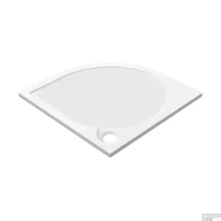 Douchebak Gegoten Marmer Sapho Arca 80x80x3 Cm Kwartrond Wit -Baden Luxe Verkoop pa558 douchebak marmer sapho arca 80x80x3 cm kwartrond wit 3