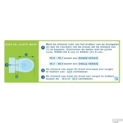 Douche WC Toiletzitting Brondell Swash 1400EU Ovaal -Baden Luxe Verkoop paswijzer