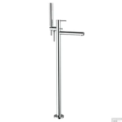 Badmengkraan Vrijstaand Plieger Napoli Met Handdouche Inclusief Inbouwdeel En Douchegarnituur RVS