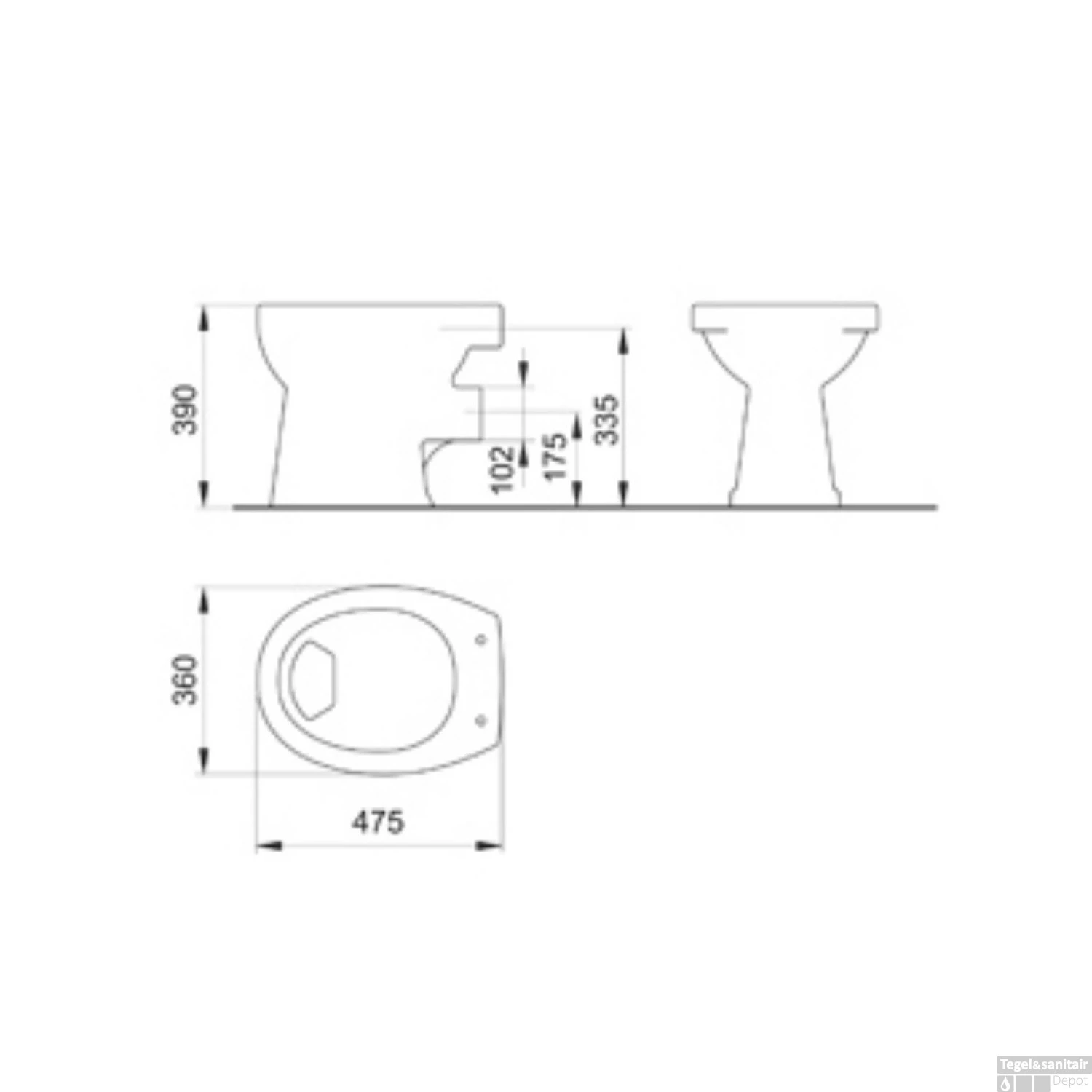 Plieger Smart Toiletpot Vlakspoel PK 2 Plieger Smart Toiletpot Vlakspoel PK - Afbeelding 2