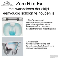 Grohe Rapid SL Toiletset Set15 B&W Zero Rim-ex Met Grohe Arena Of Skate Drukplaat -Baden Luxe Verkoop pot 15 boss wessing zero rim ex 3 6