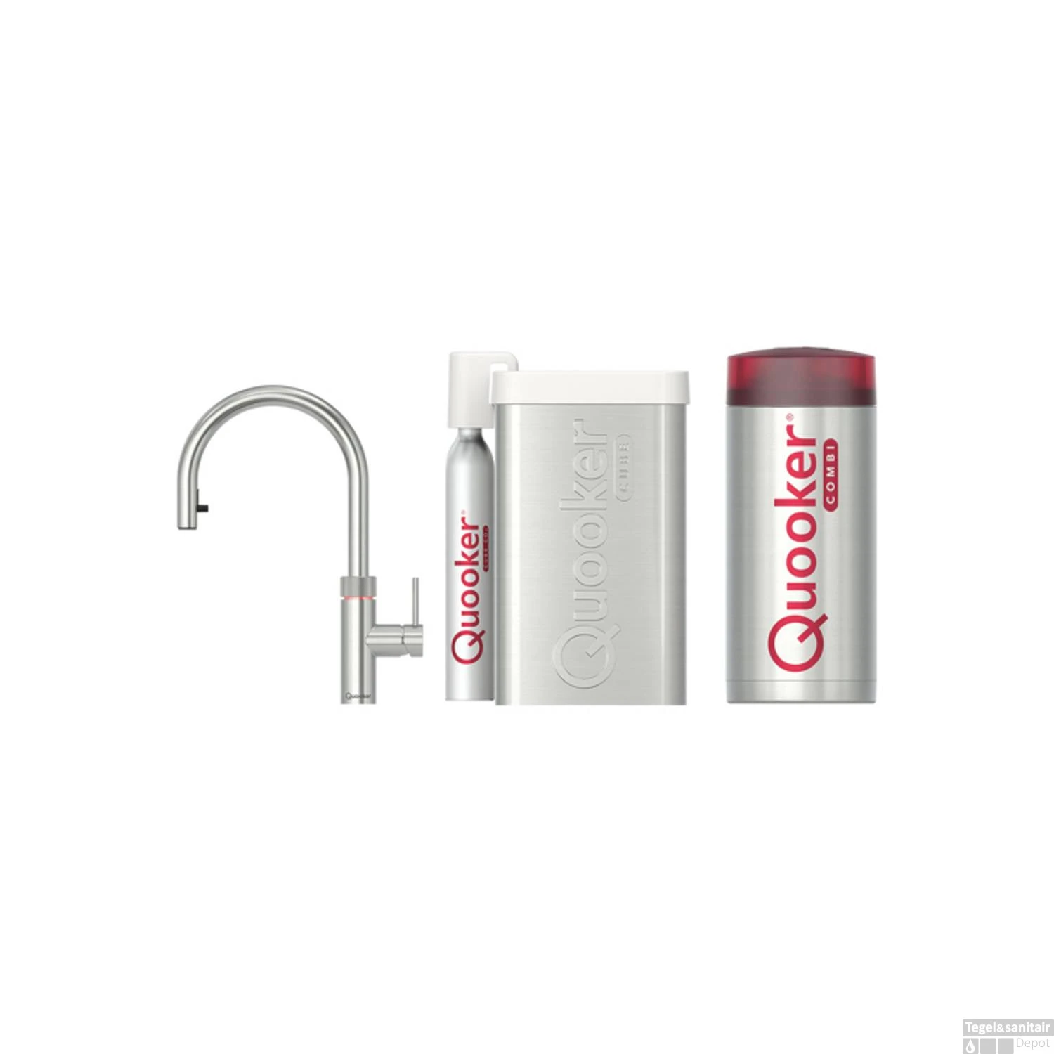 Quooker Cube Flex Chroom Met Combi Boiler 1 Quooker Cube Flex Chroom Met Combi Boiler