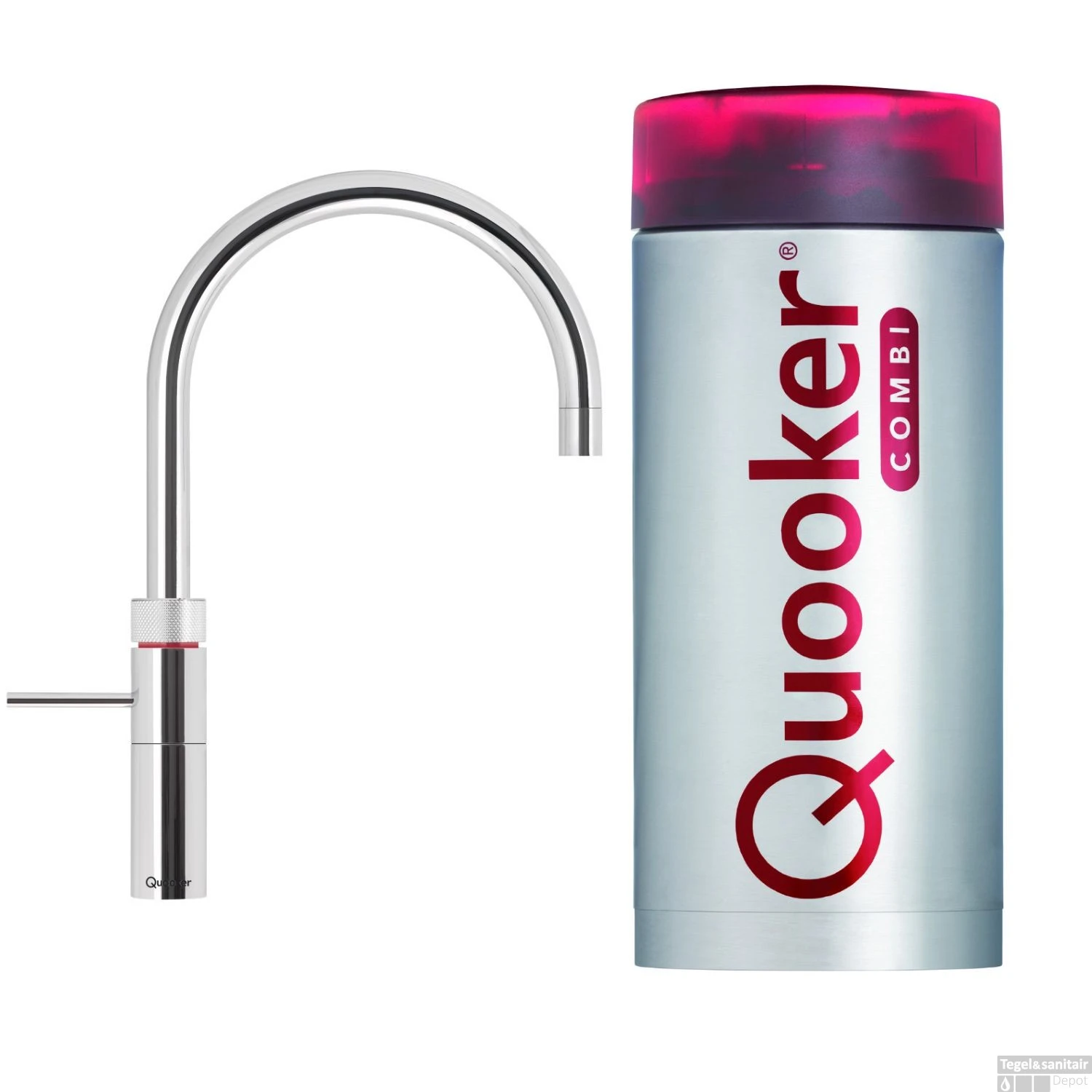 Quooker Fusion Round Chroom Met Combi Boiler 1 Quooker Fusion Round Chroom Met Combi Boiler