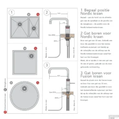 Quooker Nordic Round Twintaps Met PRO3 VAQ-E Boiler RVS -Baden Luxe Verkoop quooker nordic round twintaps met pro3 vaq e boiler rvs 6