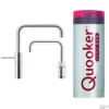 Quooker Nordic Square Twintaps Met PRO3 VAQ-E Boiler Chroom
