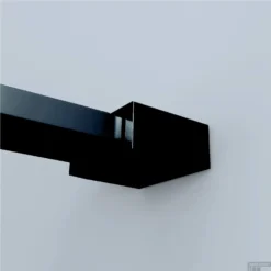 Vierkante Stabilisatiestang 100 Cm Mat Zwart (complete Set) -Baden Luxe Verkoop rechte muurkoppeling tbv stabilisatiestang smal 1 2