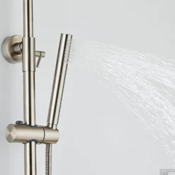 Regendouche Boss & Wessing Exclusive 20 Cm Met Staafhanddouche 304 RVS -Baden Luxe Verkoop regendouche boss wessing exclusive 20 cm met staafhanddouche 304 rvs sfeer2