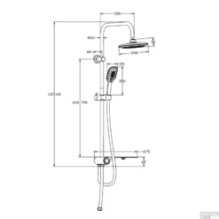 Regendouche Opbouwset Schutte Aquastar 3 Functies Met Planchet Chroom Antraciet -Baden Luxe Verkoop regendouche opbouwset schutte aquastar 3 functies met planchet chroom antraciet tech