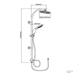 Regendouche Opbouwset Schütte Gran Canaria Ovalen Stortdouche Glijstang 108 Cm Chroom -Baden Luxe Verkoop regendouche opbouwset schutte gran canaria tech