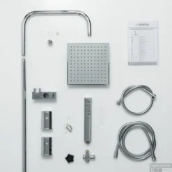 Regendouche Opbouwset Schütte Tokyo Stortdouche Chroom -Baden Luxe Verkoop regendouche opbouwset schutte tokyo 60090 detail4