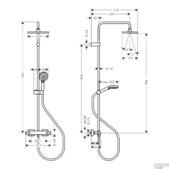 Regendouche Set HansGrohe Vernis Shape Showerpipe 230 1 Jet Met Douchethermostaat Mat Zwart 7 Regendouche Set HansGrohe Vernis Shape Showerpipe 230 1 Jet Met Douchethermostaat Mat Zwart -Baden Luxe Verkoop regendouche set hansgrohe vernis shape showerpipe 230 1 jet met douchethermostaat mat zwart tech