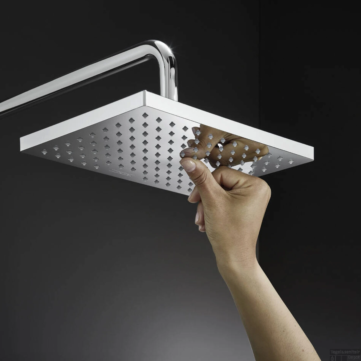 Regendouche Set HansGrohe Vernis Shape Showerpipe 230 1 Jet Reno EcoSmart 9l/min Chroom 2 Regendouche Set HansGrohe Vernis Shape Showerpipe 230 1 Jet Reno EcoSmart 9l/min Chroom - Afbeelding 2