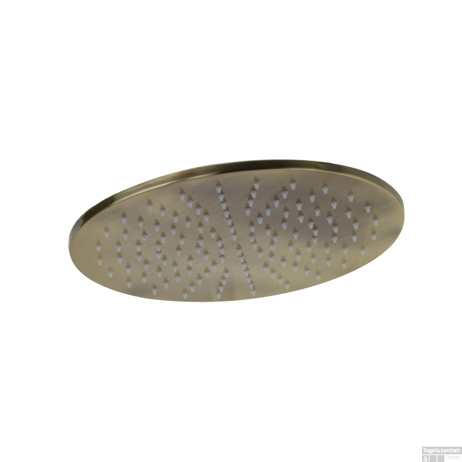 Regendouchekop Salenzi Giro 30 Cm Geborsteld Messing Goud 1 Regendouchekop Salenzi Giro 30 Cm Geborsteld Messing Goud