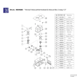 Regendoucheset Best Design Verona P200 Inbouw Met Inbouwbox Chroom -Baden Luxe Verkoop regendoucheset best design verona p200 inbouw met inbouwbox chroom 4005270 3