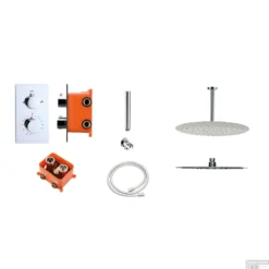 Regendoucheset Best Design Verona P300 Inbouw Met Inbouwbox Chroom