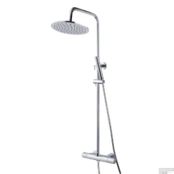 BWS Regendoucheset Thermostatisch Round Met Handdouche Chroom