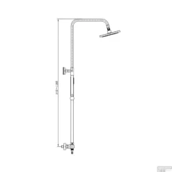 BWS Regendoucheset Thermostatisch Round Met Handdouche Chroom -Baden Luxe Verkoop regendoucheset caral paris met handdouche chroom tech 3 1