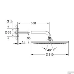 Regendoucheset Grohe Rainshower Cosmopolitan Metal 31 Cm Met Wandarm Cool Sunrise Geborsteld 5 Regendoucheset Grohe Rainshower Cosmopolitan Metal 31 Cm Met Wandarm Cool Sunrise Geborsteld -Baden Luxe Verkoop regendoucheset grohe rainshower cosmopolitan metal 31 cm met wandarm cool sunrise geborsteld tech