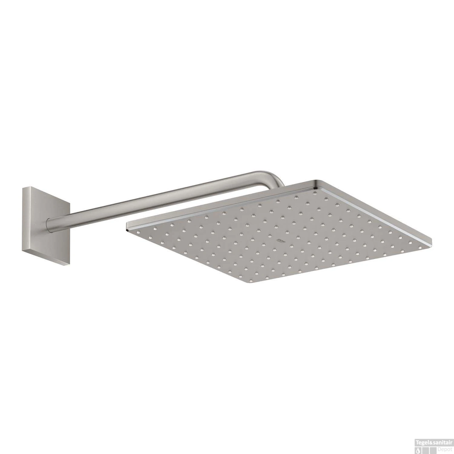 Regendoucheset Grohe Rainshower Mono Cube 31 Cm Met Wandarm Supersteel