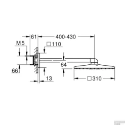 Regendoucheset Grohe Rainshower SmartActive Cube 31 Cm Met Wandarm Warm Sunset Geborsteld 5 Regendoucheset Grohe Rainshower SmartActive Cube 31 Cm Met Wandarm Warm Sunset Geborsteld -Baden Luxe Verkoop regendoucheset grohe rainshower smartactive cube 31 cm met plafondarm warm sunset geborsteld tech