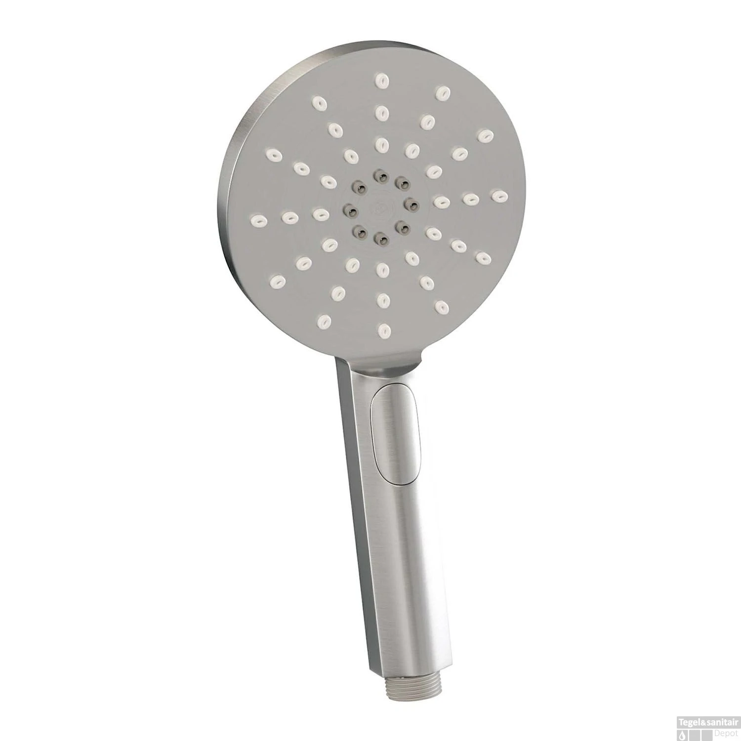 Regendoucheset Inbouw Brauer Brushed Carving Thermostatisch 20cm Met 3-Weg Omstelling, Plafondarm En 3-Standen Handdouche Geborsteld RVS - Afbeelding 9