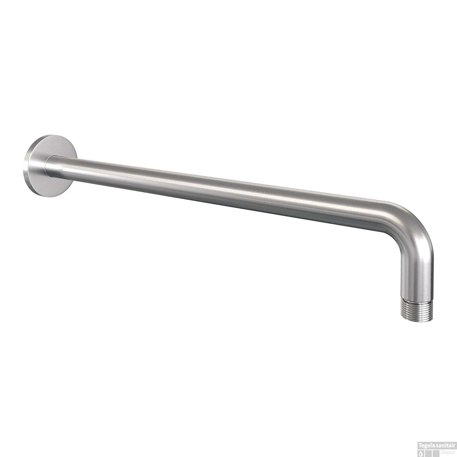 Regendoucheset Inbouw Brauer Brushed Carving Thermostatisch 30cm Met Gebogen Wandarm En Handdouche 3-Standen Losse Stopkranen Geborsteld RVS - Afbeelding 6