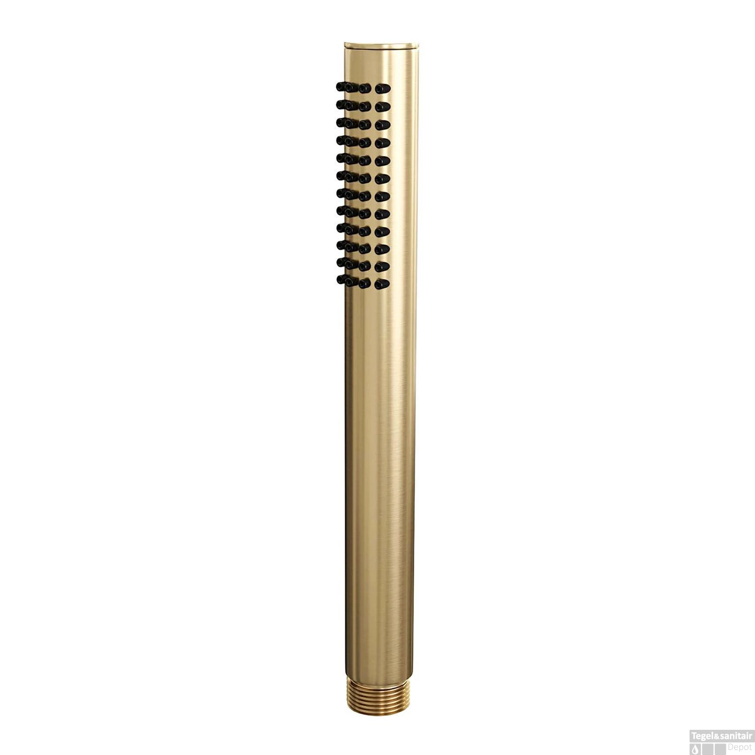 Regendoucheset Inbouw Brauer Gold Carving Thermostatisch 20cm Met Gebogen Wandarm, Glijstang En Handdouche Staaf Losse Stopkranen Geborsteld Goud - Afbeelding 9