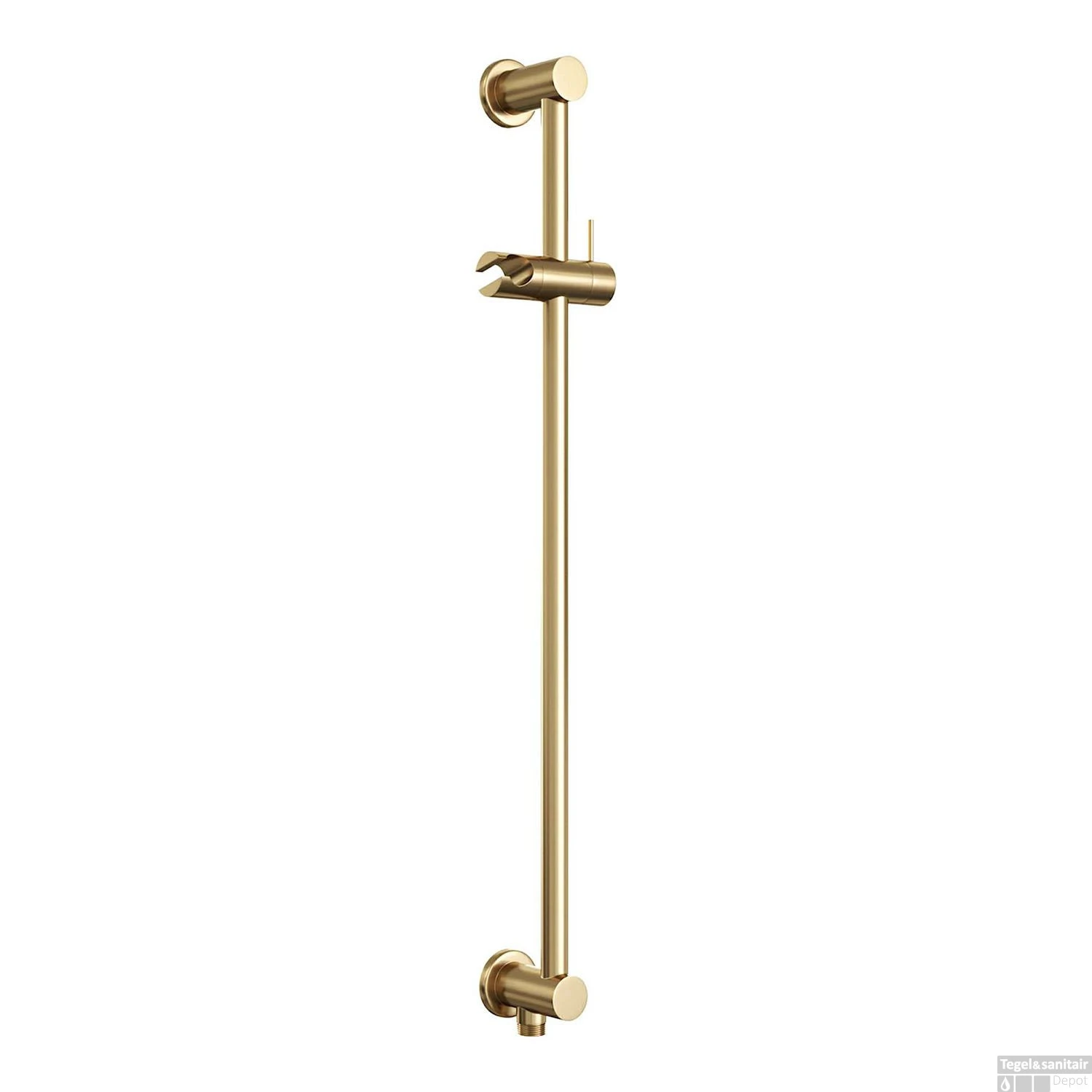 Regendoucheset Inbouw Brauer Gold Carving Thermostatisch 20cm Met Gebogen Wandarm, Glijstang En Handdouche Staaf Losse Stopkranen Geborsteld Goud - Afbeelding 7