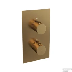 Regendoucheset Inbouw Brauer Gold Edition Thermostatisch 20cm Met 3-Weg Omstelling, Gebogen Wandarm En Staaf Handdouche Geborsteld Goud -Baden Luxe Verkoop regendoucheset inbouw brauer gold edition thermostatisch 20cm omstelling wandarm handdouche shop 4