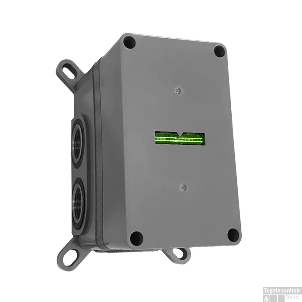 Regendoucheset Inbouw Brauer Gold Edition Thermostatisch 20cm Met 3-Weg Omstelling, Gebogen Wandarm En Staaf Handdouche Geborsteld Goud - Afbeelding 9