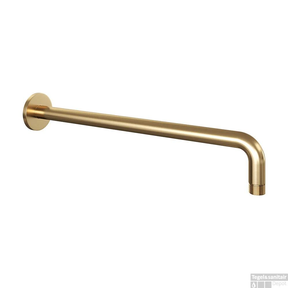 Regendoucheset Inbouw Brauer Gold Edition Thermostatisch 20cm Met 3-Weg Omstelling, Gebogen Wandarm, Glijstang En Handdouche 3-Standen Geborsteld Goud - Afbeelding 6