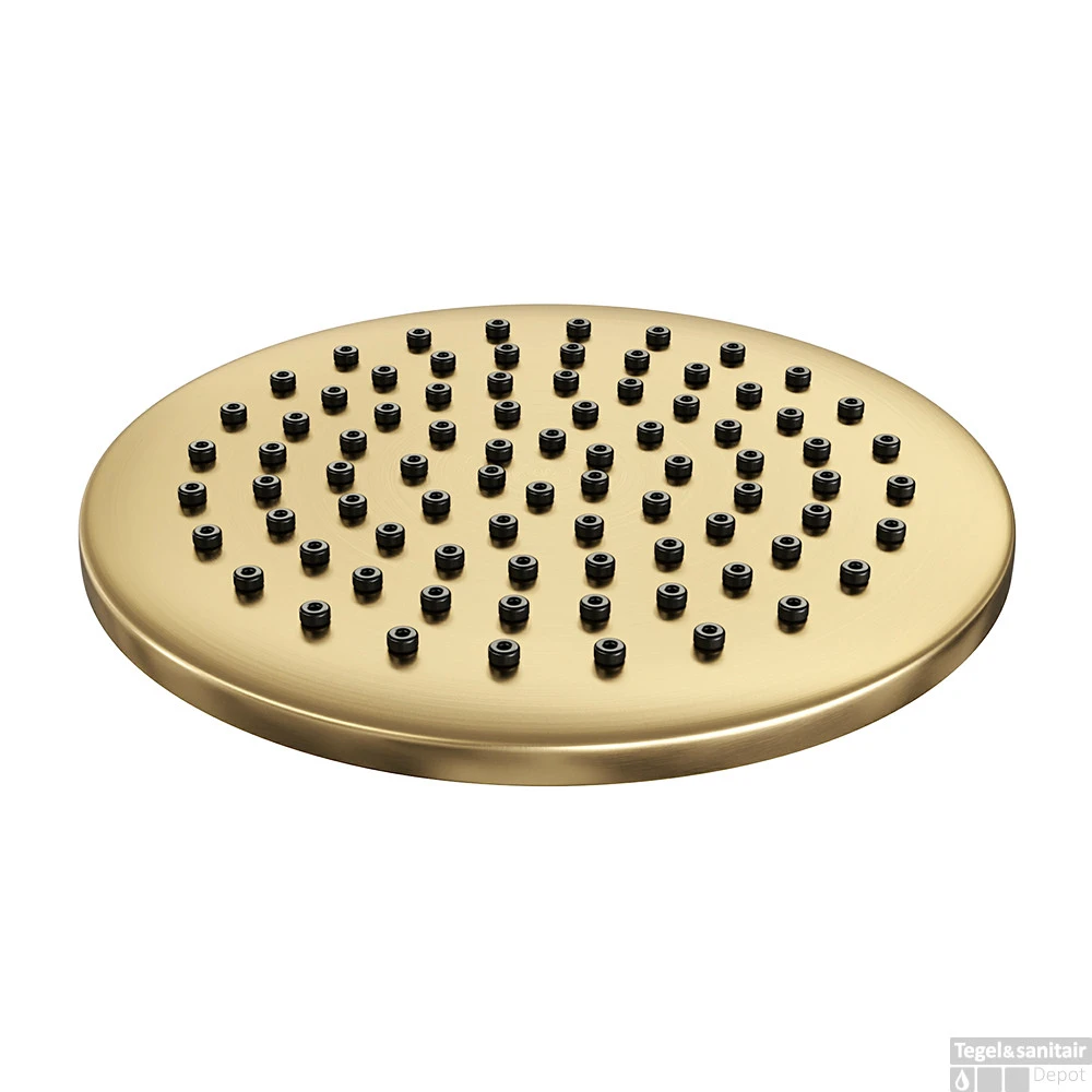 Regendoucheset Inbouw Brauer Gold Edition Thermostatisch 20cm Met 3-Weg Omstelling, Gebogen Wandarm, Glijstang En Handdouche 3-Standen Geborsteld Goud - Afbeelding 3