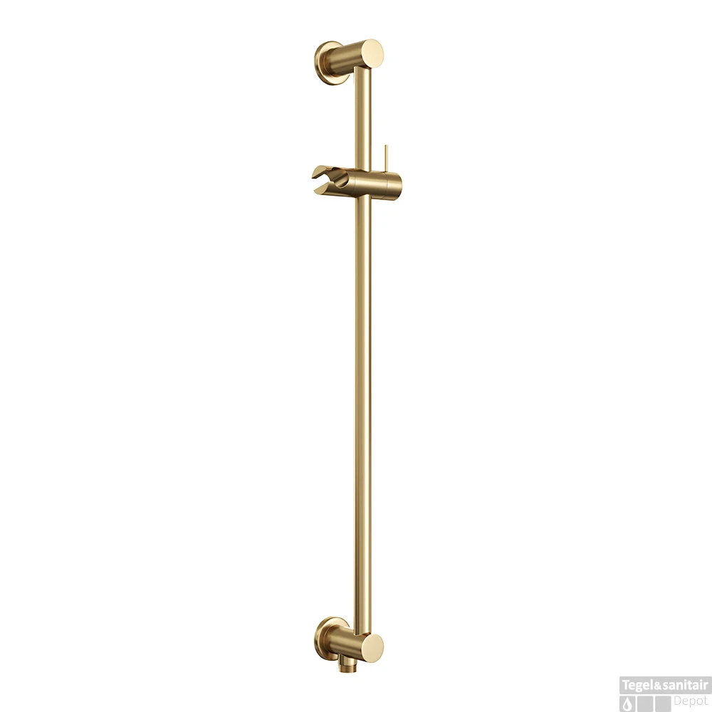 Regendoucheset Inbouw Brauer Gold Edition Thermostatisch 20cm Met 3-Weg Omstelling, Gebogen Wandarm, Glijstang En Staaf Handdouche Geborsteld Goud - Afbeelding 6