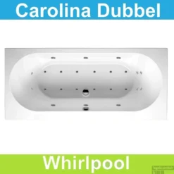 Ligbad Riho Carolina 180 X 80 Cm Whirlpool Dubbel Systeem