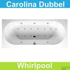 Ligbad Riho Carolina 180 X 80 Cm Whirlpool Dubbel Systeem