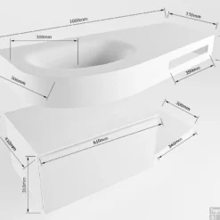 MONDIAZ RIVA 100cm Badmeubel Onderkast / Planchet Kleur Army Met 1 Lade. Wastafel DULCET Links 0 Kraangaten Kleur Urban. 13 MONDIAZ RIVA 100cm Badmeubel Onderkast / Planchet Kleur Army Met 1 Lade. Wastafel DULCET Links 0 Kraangaten Kleur Urban. -Baden Luxe Verkoop riva 100cm left 13188763193779