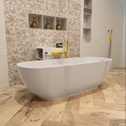 ROCK Vrijstaand Bad 170x70cm Kleur Talc / Talc -Baden Luxe Verkoop rock 3 00002