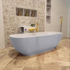 ROCK Vrijstaand Bad 170x70cm Kleur Cale / Talc -Baden Luxe Verkoop rock 3 00008