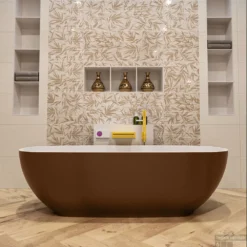 ROCK Vrijstaand Bad 170x70cm Kleur Rust / Talc -Baden Luxe Verkoop rock 4 00011