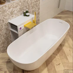 ROCK Vrijstaand Bad 170x70cm Kleur Talc / Talc -Baden Luxe Verkoop rock 5 00002