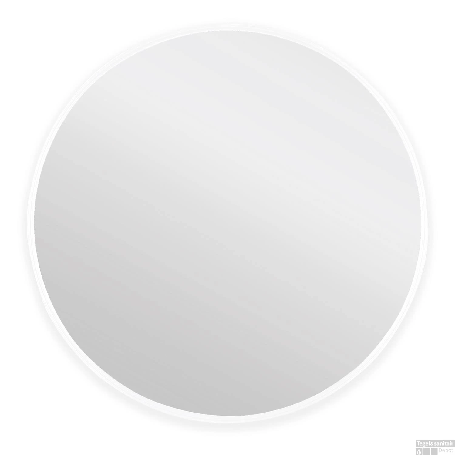 Ronde Badkamerspiegel Differnz 60 Cm Wit 1 Ronde Badkamerspiegel Differnz 60 Cm Wit