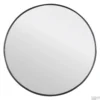 Ronde Badkamerspiegel Differnz 65 Cm Mat Zwart