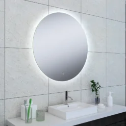 Ronde Spiegel Wiesbaden Soul Met LED Verlichting En Verwarming 80 Cm