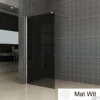 BWS Inloopdouche Pro Line Rookglas 110x200 Nano Coating Mat Wit Profiel En Stabilisatiestang