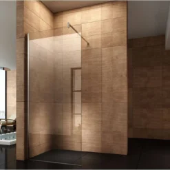 BWS Eco Douchewand Muurprofiel 8mm | NANO Coating | Inloopdouche (Alle Maten) -Baden Luxe Verkoop s l1600 16