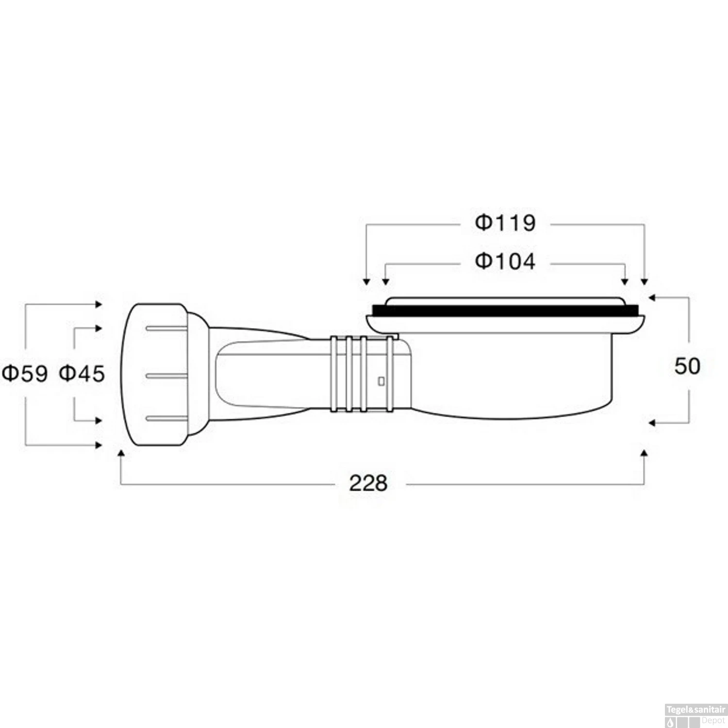Douchetub Sanimar Sanistone 120 X 90 Cm Zwart 6 Douchetub Sanimar Sanistone 120 X 90 Cm Zwart - Afbeelding 6