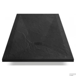 Douchetub Sanimar Sanistone 90 X 90 Cm Zwart -Baden Luxe Verkoop sanistone zwart sfeer