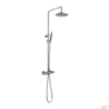 Doucheset Hotbath Cobber Met Ronde Handdouche En 30 Cm Hoofddouche Geborsteld Nikkel
