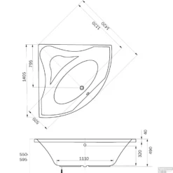 Sealskin Ligbad Glamour Hoekbad 140x140 Cm Wit -Baden Luxe Verkoop sealskin ligbad glamour hoekbad 140x140 cm wit tech 1